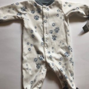 Soft footie jumpsuit